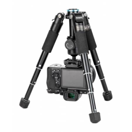 Fotopro M-5 mini 2 - zestaw, mały statyw fotograficzny Alu + głowica kulowa FPH-53P - przykład użycia